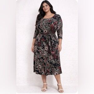 Elegant BOHO Floral Dress